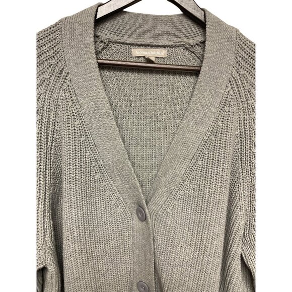 Women Within Women's Grey Knit Button Close Cardigan Sweater Plus  26/26 26 28 - Picture 4 of 9